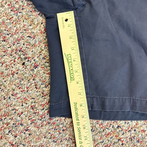 Polo Ralph Lauren Tyler Navy Double Pleated Relaxed Classic Chino Shorts Size 34 - Picture 12 of 12